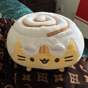 Pusheen cinnamon bun squishmallow style plush